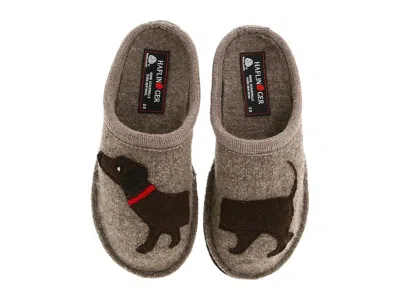 Haflinger Doggy Slipper In Brown