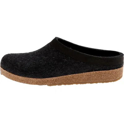 Haflinger Gzl Leather Trim Grizzly Charcoal Fa-nr65882 Men's