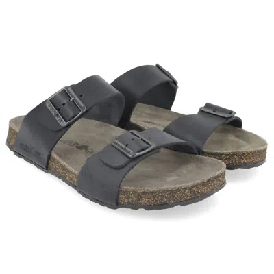 Haflinger Men's Andrea Sandal In Graphite In Grey