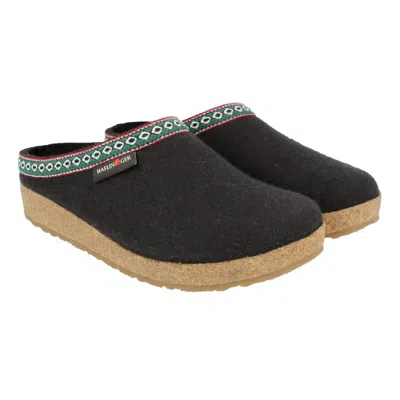Haflinger Men's Gz Clog In Black