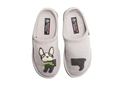 Haflinger Puppy Slippers Light Grey : Eu 41 (us In Gray