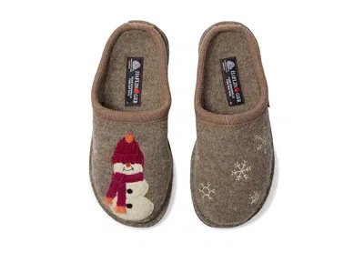 Haflinger Snowman In Brown
