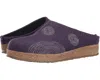 Haflinger Spirit 741017-77 Clog Women's Purple Wool Comfort Shoes Rhs4982 In Purple