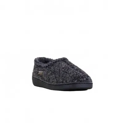 Haflinger Unisex Atb Slipper In Grey In Blue