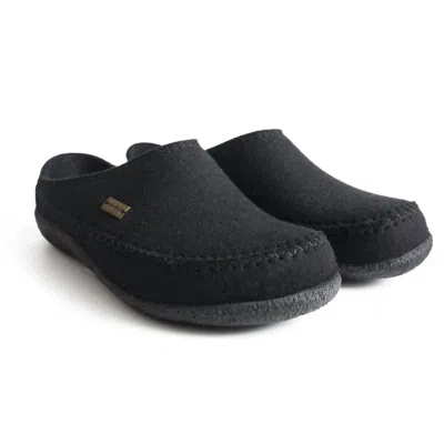 Haflinger Unisex Fletcher Slippers In Black