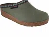 Haflinger Unisex Grizzly Kris Clog In Kiwi In Multi