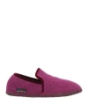 Haflinger Woman House Slipper Mauve Size 6 Wool In Purple