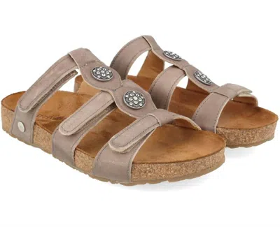 Haflinger Women's Alice Sandal In Perla In Grey