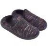 Haflinger Women's Atb Ii Slipper In Black Speckle In Multi