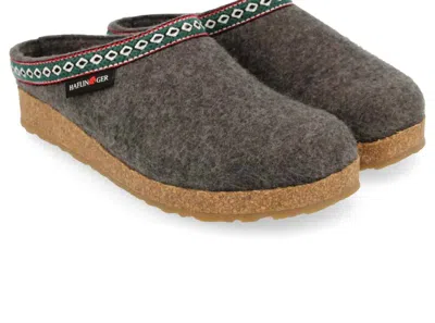 Haflinger Women's Gz Clogs In Grey