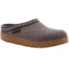 Haflinger Women's Gz14 Grizzly Clog In Grey In Gray