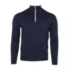 Hagen Men's Quarter Zip In Navy/grey In Multi