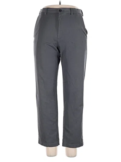Pre-owned Haggar Active Pants In Gray