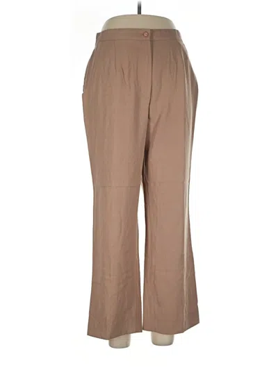 Pre-owned Haggar Casual Pants In Brown