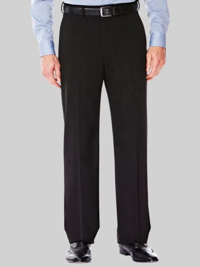 Haggar Classic Fit Premium Stretch Suit Pants In Black