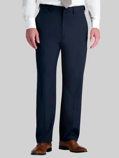 Haggar Classic Fit Premium Stretch Suit Pants In Blue