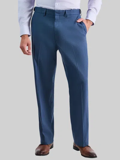 Haggar Classic Fit Premium Stretch Suit Pants In Blue
