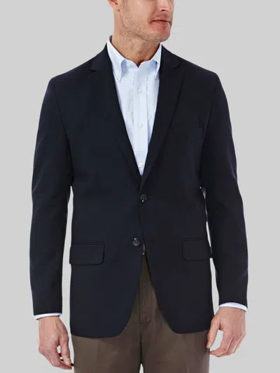 Haggar Classic Fit Solid Sport Coat In Blue