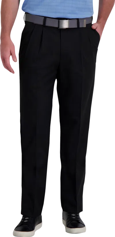 Haggar Cool Right® Performance Flex Classic Fit Pleat Front Pant In Multi