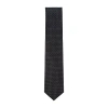 Haggar Dot Grid Tie In Black