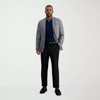Haggar E-clo Stria Mens Classic Fit Dress Pleated Pant In Multi