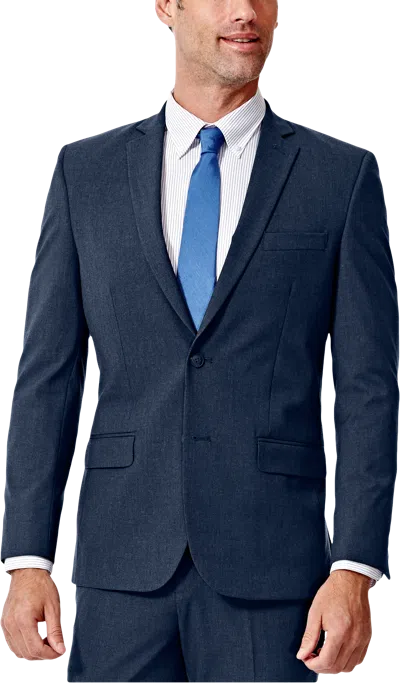 Haggar J.m. ™ 4 Way Stretch Slim Fit Flat Front Suit Jacket In Blue