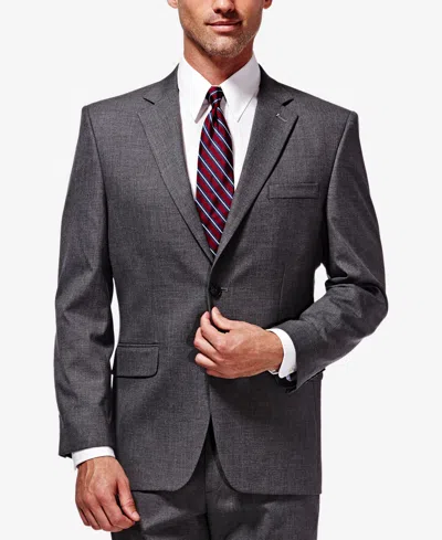 Haggar Jmh Men's Premium Stretch Classic Fit Suit Jacket In Gray