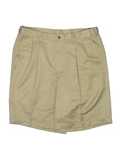 Pre-owned Haggar Khaki Shorts In Brown