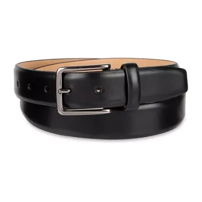 Haggar Leather 32mm Dress Mens Belt In Black