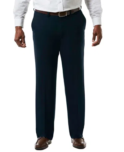Haggar Men's Big And Tall Classic Suit Separates Pants In Blue