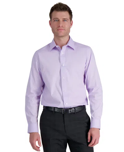 Haggar Men's Classic-fit Premium Comfort Dress Shirt In Lilac