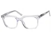 Haggar Men's H290 Square Eyeglasses In Crystal In Gray