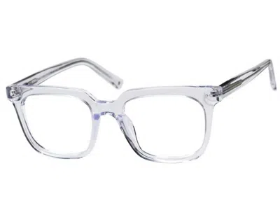Haggar Men's H290 Square Eyeglasses In Crystal In Gray
