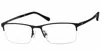 Haggar Men's Hac123 Rectangle Eyeglasses In Black In Black