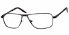 Haggar Men's Hac121 Rectangle Eyeglasses In Mt. Black In Black