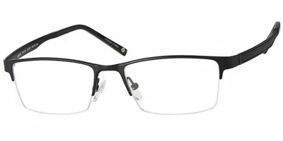 Haggar Men's Hac123 Rectangle Eyeglasses In Black