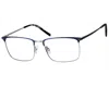 Haggar Men's Hft547 Square Eyeglasses In Navy In Blue