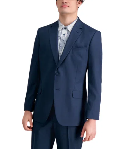 Haggar Men's Travel Performance Suit Separates Jacket In Blue