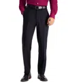 Haggar Men's Travel Performance Tailored Fit Suit Separates Pant In Black