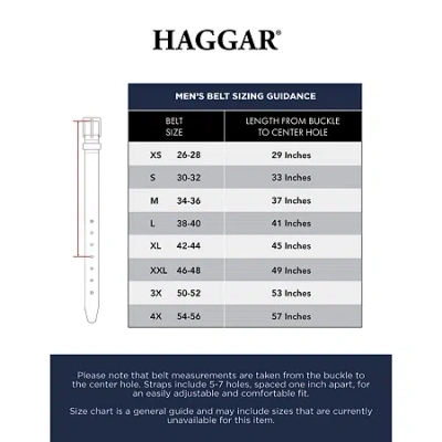 Haggar Mens Belt In Brown