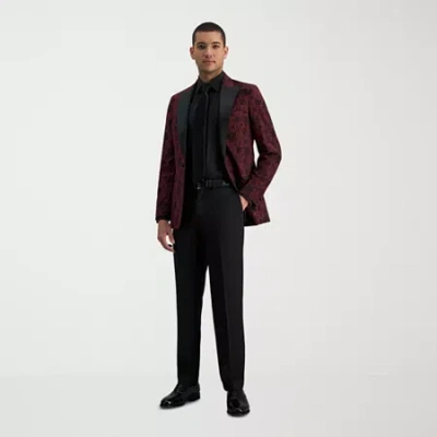 Haggar Premium Comfort Mens Slim Fit Dress Flat Front Pant In Black