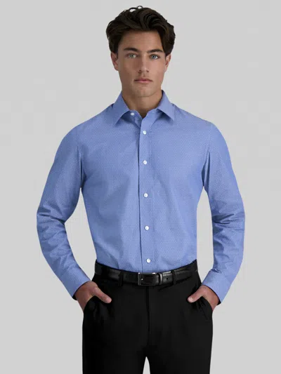 Haggar Premium Comfort Slim Fit Dobby Dress Shirt In Blue