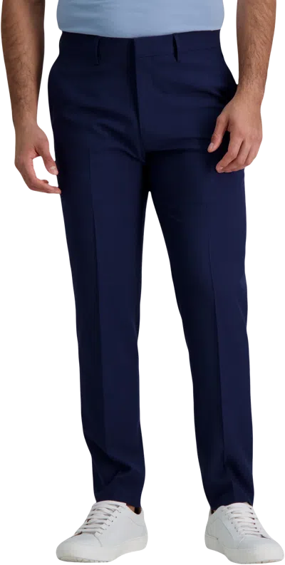 Haggar Smart Wash® Repreve® Slim Fit Flat Front Suit Pant In Blue