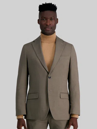 Haggar Tailored Fit Premium Stretch Suit Jacket In Brown