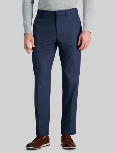Haggar Tailored Fit Premium Stretch Suit Pants In Blue