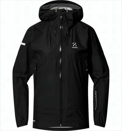 Haglöfs Black Activewear Jacket With Adjustable Hood