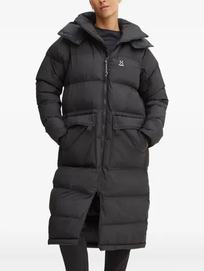 Haglöfs Furudal Mimic Hooded Coat In Black