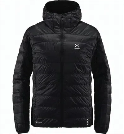 Haglöfs Lightweight Padded Jacket With High Collar In Black