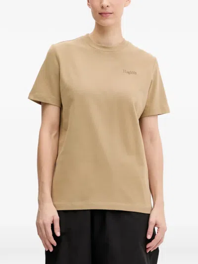 Haglöfs Logo T-shirt In Brown