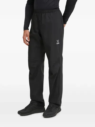Haglöfs Logo-detail Track Pants In Black